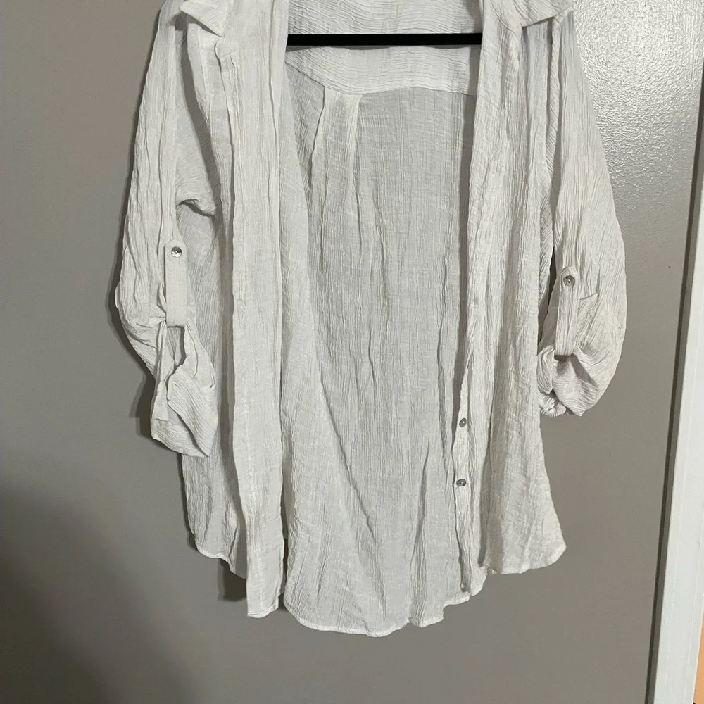 White button down - Picture 2 of 3